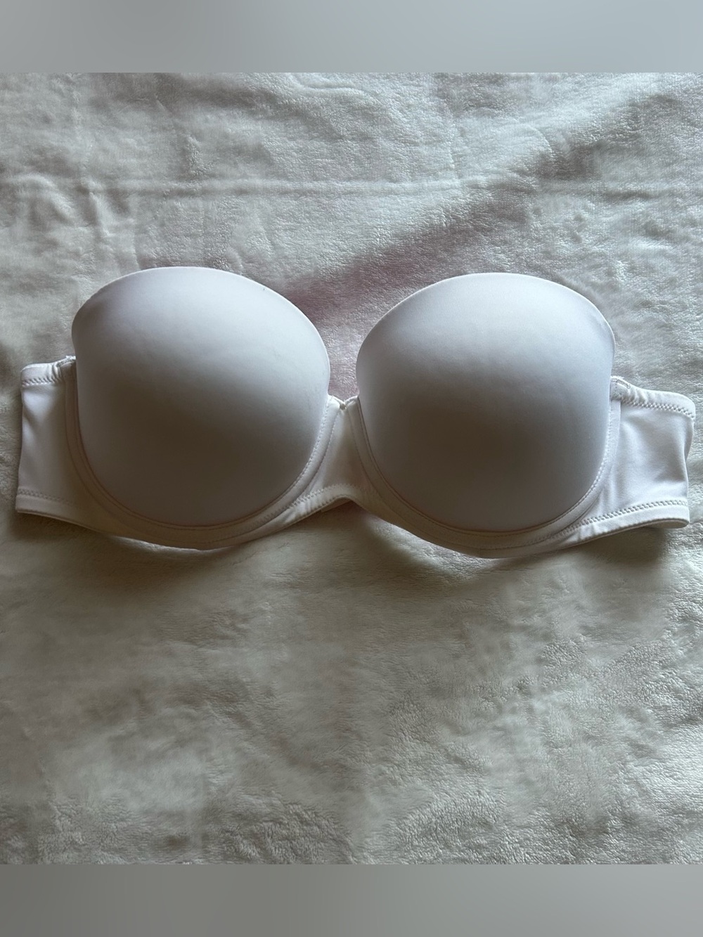 PINK Victoria's Secret Strapless Bandeau Bra - White